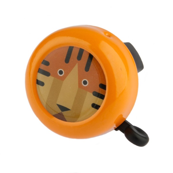 Pexkids fietsbel Tiger bruin-zwart - Afbeelding 3