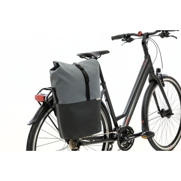 New Looxs Newlooxs enkele tas Nyborg 17L waterdicht darkgrey/black - Afbeelding 3