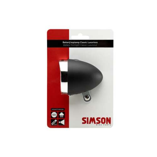 Simson batterij koplamp Classic Luxurious