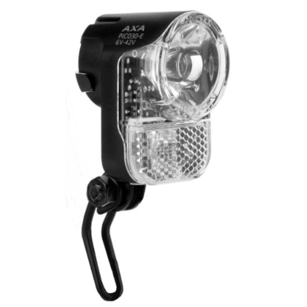 Axa Koplamp Pico30-E Switch Led dynamo 6-42Volt aan/uit